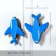 Handcrafted Acacia Wood Aeroplane Handle Pair